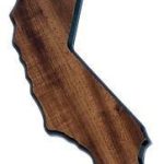 California State Shaped Plaque 1