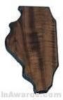 Illinois State Shaped Plaque 1
