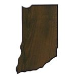 Indiana State Shaped Plaque 1