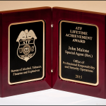 Glossy Rosewood Book Award