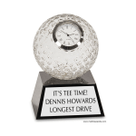 Premier Crystal Golf Ball Clock