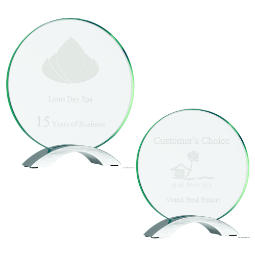 Round Cosmic Glass award