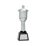 Solid Crystal Cup on Black Base