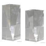Crystal Triangle Face Pillar