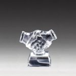 Crystal Hand Shake Award