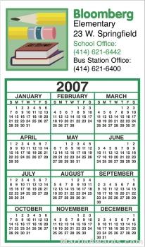 Business Calendar Magnet – Four Color Process 1