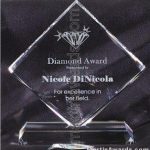 Transparent Diamond Crystal Award