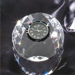 Circular Prism Crystal Clock
