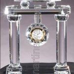Genuine Crystal Clock Glass Awards