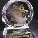Round Optical Crystal Prism Award