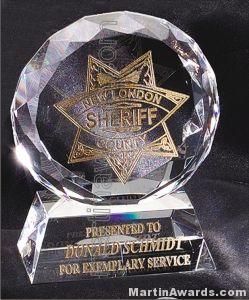 Crystal Glass Awards – 4″ x 5″ Prism Optical Crystal 1