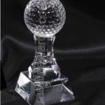 2 1/2″ x 6″ Golfball Prism Optical Crystal Glass 1