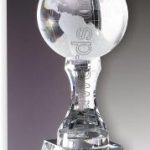 Large World Prism Crystal Glass