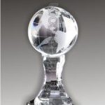 3 1/4″ x 8″ Small World Prism Optical Crystal Glass 1
