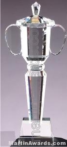 Crystal Glass Awards Torch Cup