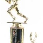 Black Single Column Football With 1 Eagle Trophy 1