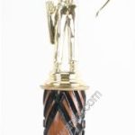 Wood Single Column Male Archer Trophy 1