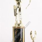 Black Single Column Male Archer With 1 Eagle Trophy 1
