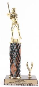 Wood Single Column Male Baseball With 1 Eagle Trophy 1