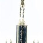 Black Single Column Male Basketball With 2 Eagles Trophy 1