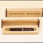 Pen Set with Maple/Walnut Box 1