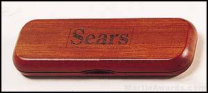 Hinged Rosewood Finish Box 1