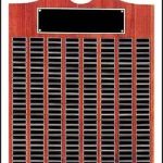 Plaque – Perpetual Plaque w/Black Brass Awards Achievement Recognition 1