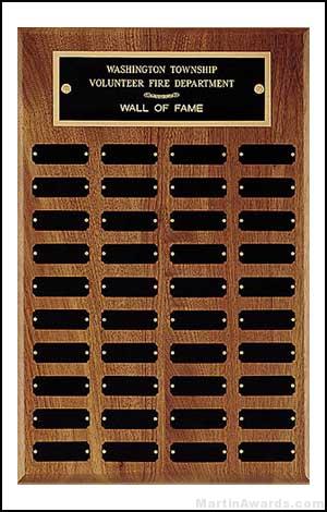 Perpetual Plaque – 40 Black Brass Plates 1