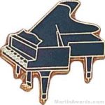 3/4″ Piano Lapel Pin 1