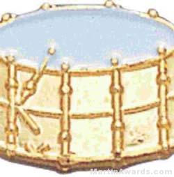 9/16″ Drum Lapel Pin 1