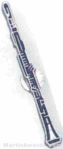 1 1/16″ Oboe Lapel Pin 1