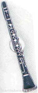 1 1/16″ Clarinet Lapel Pin 1