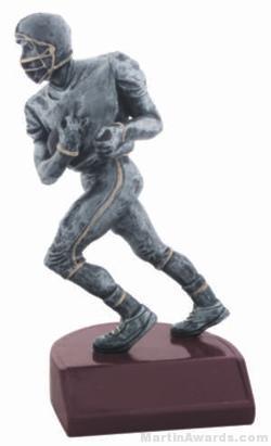 Football Silver Resin Trophy 1