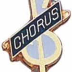3/4″ Enameled Chorus Pin 1
