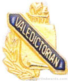 3/8″ Valedictorian School Award Pins 1