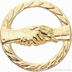 3/4″ Handshake Chenille Letter Insert Pins 1