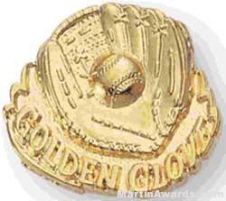 Ball & Golden Glove Custom Lapel Pins 1