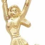 1 1/2″ Cheerleader Chenille Letter Sports Pins 1