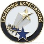 Exceeding Expectations Award Lapel Pin 1