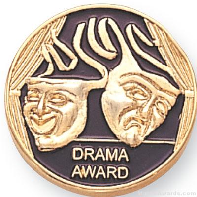 7/8″ Drama Award Lapel Pin 1