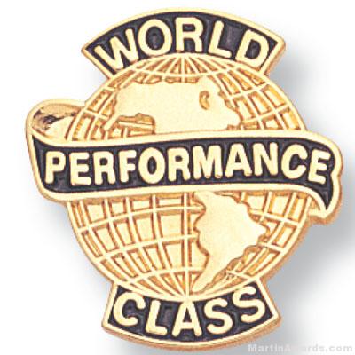 3/4″ World Class Performance Lapel Pin 1