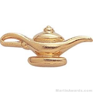1 1/8″ Lamp Of Learning Custom Lapel Pins 1