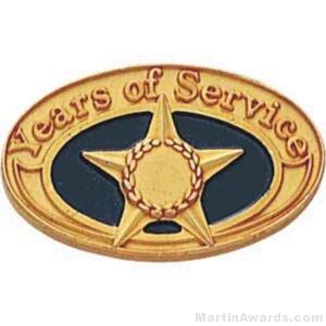 1 1/16″ Years Of Service Enameled Lapel Pins 1