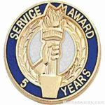3/4″ Service Recognition Award Pins 25 Years 1