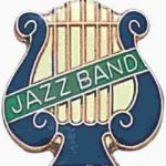 5/8″ Enameled Jazz Music Pin 1