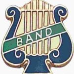5/8″ Enameled Band Music Pin 1